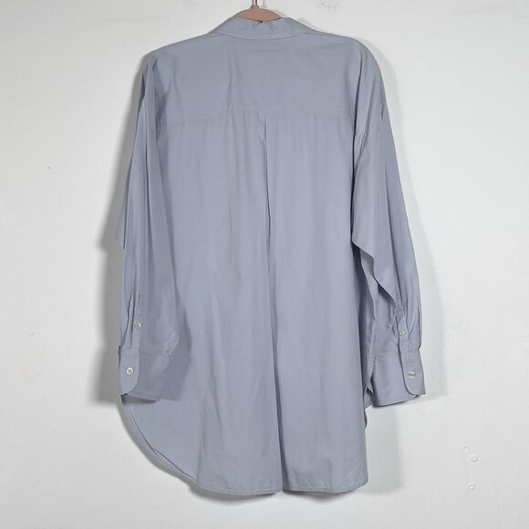 Maeve Light Blue Button Down Shirt - Picture 3 of 14